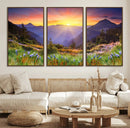 Mountain and Spring Wall Art Canvas Print by MyGreatCanvas | Canvas Wall Art Prints | Photo Prints & Wall Decor