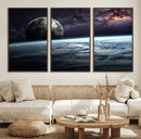 Space and Planet Canvas Print by MyGreatCanvas | Canvas Wall Art Prints | Photo Prints & Wall Decor
