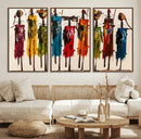 Abstract African Women Wall Art Canvas Print by MyGreatCanvas | Canvas Wall Art Prints | Photo Prints & Wall Decor