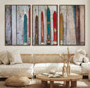 Vintage Wooden Weathered Ski's in Front of an Old Barn Wall by MyGreatCanvas | Canvas Wall Art Prints | Photo Prints & Wall Decor