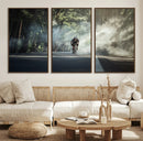 Cycling Road Bike in the Morning, Cycling Road Bike Canvas by MyGreatCanvas | Canvas Wall Art Prints | Photo Prints & Wall Decor
