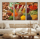 Spices Kitchen Wall Art Canvas Print by MyGreatCanvas | Canvas Wall Art Prints | Photo Prints & Wall Decor
