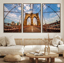 Brooklyn Bridge Manhattan Wall Art Canvas Print by MyGreatCanvas | Canvas Wall Art Prints | Photo Prints & Wall Decor