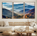 Mountains Forest Autumn Wall Art Canvas Print by MyGreatCanvas | Canvas Wall Art Prints | Photo Prints & Wall Decor