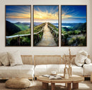 Mountain and Sunset Wall Art Canvas Print by MyGreatCanvas | Canvas Wall Art Prints | Photo Prints & Wall Decor