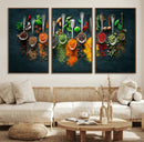 Colorful Spices Canvas Wall Art – Vibrant Kitchen Decor by MyGreatCanvas | Canvas Wall Art Prints | Photo Prints & Wall Decor