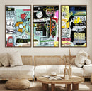 Graffiti Wall Art – Colorful Urban Street Canvas Print, by MyGreatCanvas | Canvas Wall Art Prints | Photo Prints & Wall Decor