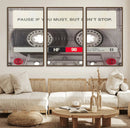 Music Cassette Iconic Wall Art Canvas Print by MyGreatCanvas | Canvas Wall Art Prints | Photo Prints & Wall Decor