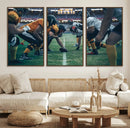 American Football Playing Wall Art Canvas Print by MyGreatCanvas | Canvas Wall Art Prints | Photo Prints & Wall Decor