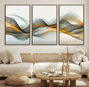 Abstract Wave Canvas Wall Art – Fluid Contemporary Elegance by MyGreatCanvas | Canvas Wall Art Prints | Photo Prints & Wall Decor