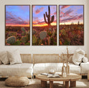 Arizona Desert Wall Art Canvas Print - Framed Deser Sunset by MyGreatCanvas | Canvas Wall Art Prints | Photo Prints & Wall Decor