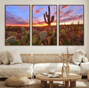 Arizona Desert Sunset Wall Art Canvas Print by MyGreatCanvas | Canvas Wall Art Prints | Photo Prints & Wall Decor