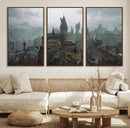 Disney Castle Wall Art Canvas Print, Living Kids Home Room