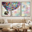 Up Pixar Poster, Look Up Pixar Wall Art, Up Pixar Canvas,