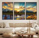 Grand Teton Park Sunrise Wall Art – Vibrant Landscape Canvas by MyGreatCanvas | Canvas Wall Art Prints | Photo Prints & Wall Decor