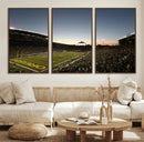 Oregon Ducks Football Team Print - Eugene Autzen Stadium