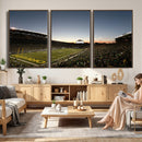 Oregon Ducks Football Team Print - Eugene Autzen Stadium