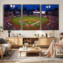 St. Louis Cardinals Baseball Team Print - Busch Stadium Wall