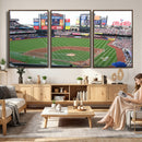 New York Mets Baseball Team Print - Citi Field Baseball