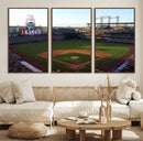Colorado Rockies Coors Field Wall Art Canvas Print - MLB