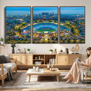 Los Angeles Dodgers Wall Art Canvas, Dodger Stadium Wall Art