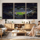 Los Angeles Dodgers Dodger Stadium Wall Art Canvas Print -