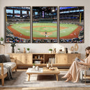 Texas Rangers Baseball Team Print - Arlington Globe Life