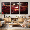 Houston Rockets Basketball Team Print Canvas- Houston Toyota