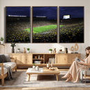 Michigan Wolverines Football Canvas Wall Decor, Football