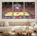 Miami Heat Basketball Team Print Wall Art- Kaseya Center by MyGreatCanvas | Canvas Wall Art Prints | Photo Prints & Wall Decor