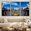 San Diego Padres Baseball Team Print - Petco Park Stadium by MyGreatCanvas | Canvas Wall Art Prints | Photo Prints & Wall Decor