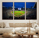 Truist Park Night Game Canvas Art - Atlanta Braves Stadium by MyGreatCanvas | Canvas Wall Art Prints | Photo Prints & Wall Decor