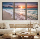 Sunset Beach Wall Art – Soothing Coastal Landscape, Ready to by MyGreatCanvas | Canvas Wall Art Prints | Photo Prints & Wall Decor
