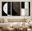 Abstract Modern Wabi Sabi Wall Art Canvas Print Set –
