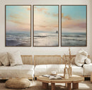 Abstract Ocean Wall Art - Boat Wall Art Canvas Print by MyGreatCanvas | Canvas Wall Art Prints | Photo Prints & Wall Decor