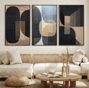 Minimalist Wabi Sabi Abstract Geometric Wall Art Canvas