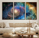 Spiral Galaxy Wall Art Canvas Print