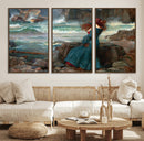 Miranda by the Shore Wall Art Canvas Print – Tempest Scene by MyGreatCanvas | Canvas Wall Art Prints | Photo Prints & Wall Decor