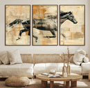 Chines Style Running Horse Western Wall Art | Farmhouse Wall