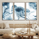 Abstract Jellyfish Canvas Print Wall Art