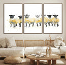 Farmhouse Wall Art Sheep Print | Ready to Hang Framed Canvas by MyGreatCanvas | Canvas Wall Art Prints | Photo Prints & Wall Decor