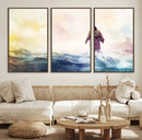 Watercolor Jesus Walking on Water Canvas Print, Christian by MyGreatCanvas | Canvas Wall Art Prints | Photo Prints & Wall Decor