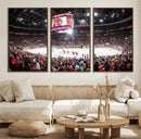 Amerant Bank Arena Wall Art Canvas Print - Basketball Arena by MyGreatCanvas | Canvas Wall Art Prints | Photo Prints & Wall Decor