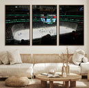 American Airlines Center Dallas Stars Wall Art Canvas Print