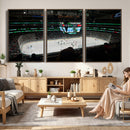 American Airlines Center Dallas Stars Wall Art Canvas Print