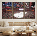 Barton Malow Little Caesars Arena Detroit Wall Art Canvas
