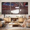 Barton Malow Little Caesars Arena Detroit Wall Art Canvas