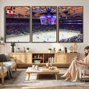 Madison New York Rangers Hockey Stadium Wall Art Canvas