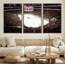 PNC Arena Raleigh North Carolina Hurricanes Hockey Stadium by MyGreatCanvas | Canvas Wall Art Prints | Photo Prints & Wall Decor