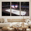 Rogers Place Edmonton Oilers Ice Hockey Stadium Wall Art,